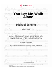 undefined Michael Schulte - You Let Me Walk Alone