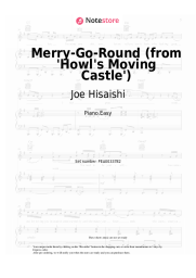 Sheet music, chords Joe Hisaishi - Merry-Go-Round (from 'Howl's Moving Castle')