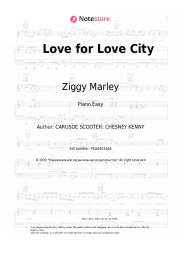 Sheet music, chords Kenny Chesney, Ziggy Marley - Love for Love City