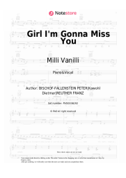 undefined Milli Vanilli - Girl I'm Gonna Miss You