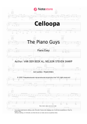 Sheet music, chords The Piano Guys - Celloopa