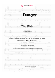 Sheet music, chords The Flirts - Danger
