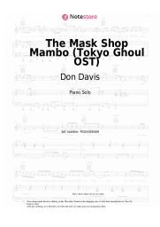 Sheet music, chords Don Davis - The Mask Shop Mambo (Tokyo Ghoul OST)
