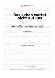 Sheet music, chords Anna-Carina Woitschack - Das Leben wartet nicht auf uns