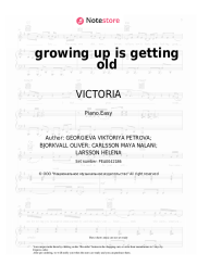 undefined VICTORIA - growing up is getting old