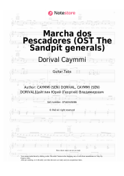 Sheet music, chords Dorival Caymmi - Marcha dos Pescadores (OST The Sandpit generals)