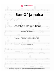 Sheet music, chords Goombay Dance Band - Sun Of Jamaica
