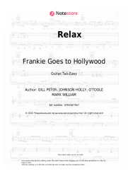 Sheet music, chords Frankie Goes to Hollywood - Relax