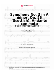 undefined Felix Mendelssohn - Symphony No. 3 in A minor, Op. 56 (Scottish), Andante con moto