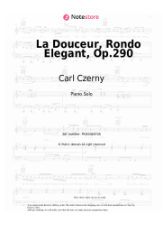 Sheet music, chords Carl Czerny - La Douceur, Rondo Elegant, Op.290