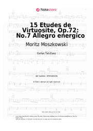 undefined Moritz Moszkowski - 15 Etudes de Virtuosite, Op.72: No.7 Allegro energico