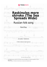 undefined Russian folk song - Raskinulos more shiroko (The Sea Spreads Wide)