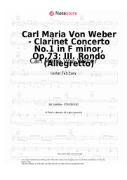 undefined Carl Maria Von Weber - Carl Maria Von Weber - Clarinet Concerto No.1 in F minor, Op.73: III. Rondo (Allegretto)