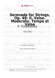 undefined P. Tchaikovsky - Serenade for Strings, Op. 48: II. Valse. Moderato. Tempo di Valse