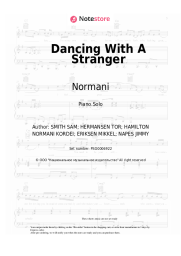 Sheet music, chords Sam Smith, Normani - Dancing With A Stranger