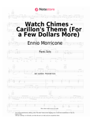 Sheet music, chords Ennio Morricone - Watch Chimes - Carillon's Theme (For a Few Dollars More)