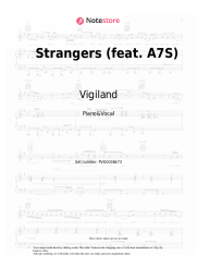 Sheet music, chords Vigiland - Strangers (feat. A7S)