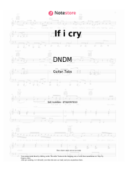 undefined DNDM - If i cry