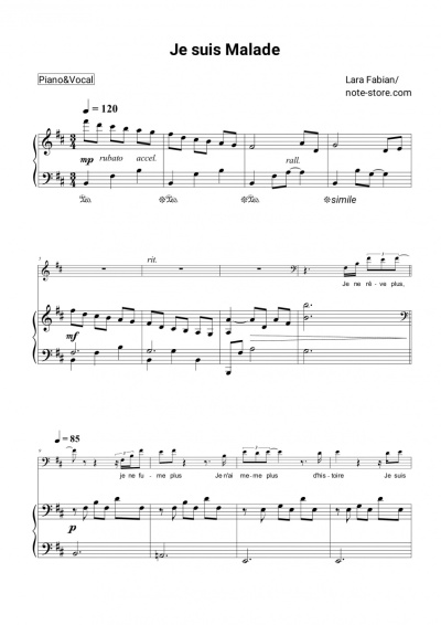 undefined Lara Fabian - Je suis Malade