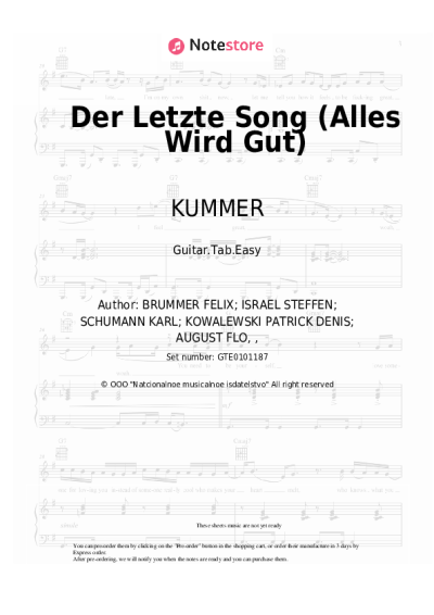 undefined KUMMER, Nina Chuba - Der Letzte Song (Alles Wird Gut)