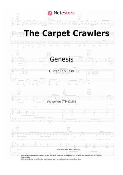 undefined Genesis - The Carpet Crawlers