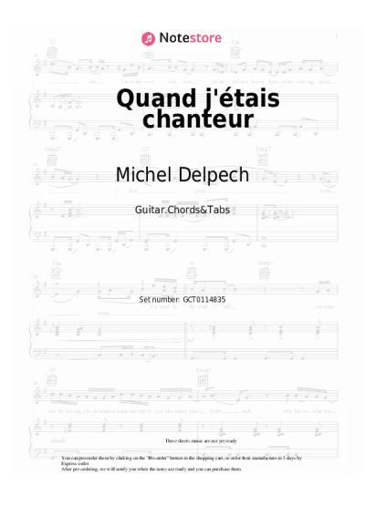 undefined Michel Delpech - Quand j'étais chanteur