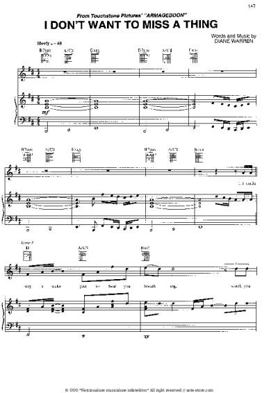 undefined Aerosmith - I Don't Want To Miss A Thing