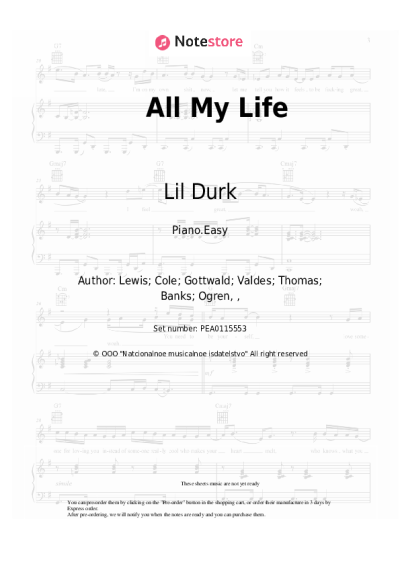 undefined Lil Durk, J. Cole - All My Life