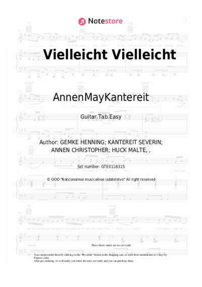 undefined AnnenMayKantereit - Vielleicht Vielleicht