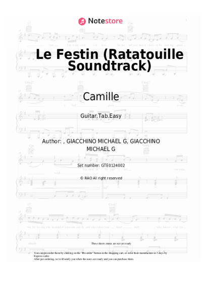 undefined Camille, Michael Giacchino - Le Festin (Ratatouille Soundtrack)
