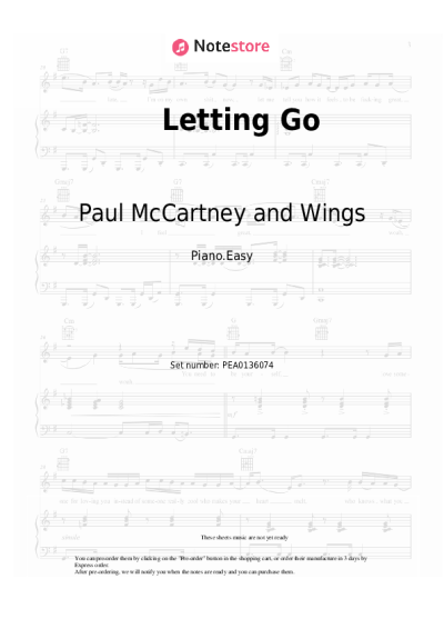 undefined Paul McCartney and Wings, Paul McCartney - Letting Go