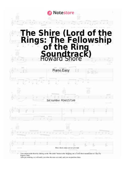 undefined Howard Shore - The Shire (Lord of the Rings: The Fellowship of the Ring Soundtrack)