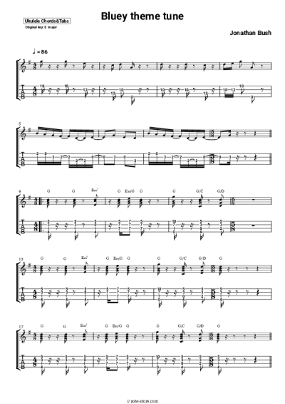 undefined Bluey, Joff Bush - Bluey Theme Tune (from 'Bluey')