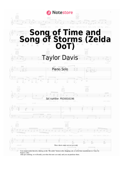 undefined Taylor Davis - Song of Time and Song of Storms (Zelda OoT)