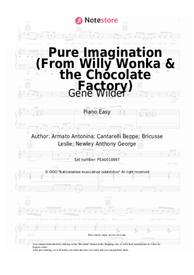 undefined Gene Wilder - Pure Imagination (From Willy Wonka & the Chocolate Factory)
