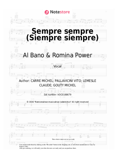 undefined Al Bano & Romina Power - Sempre sempre (Siempre siempre)
