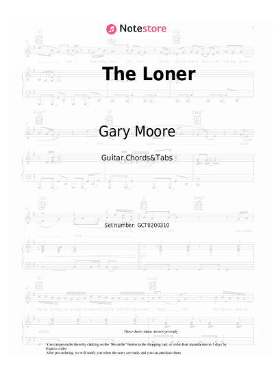 undefined Gary Moore - The Loner