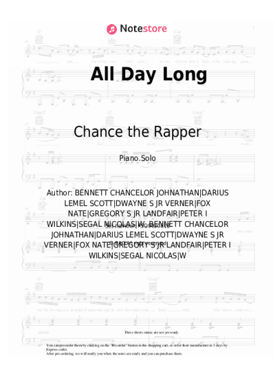undefined Chance the Rapper, John Legend - All Day Long