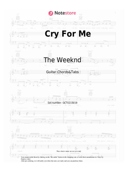 undefined The Weeknd - Cry For Me