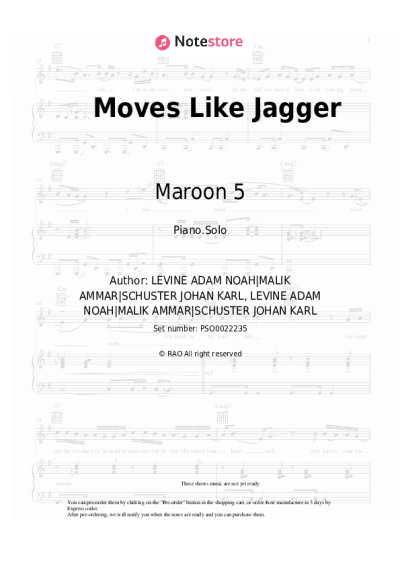 undefined Maroon 5, Christina Aguilera - Moves Like Jagger