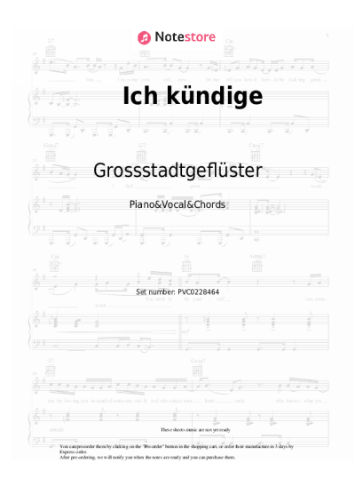 undefined Grossstadtgeflüster - Ich kündige