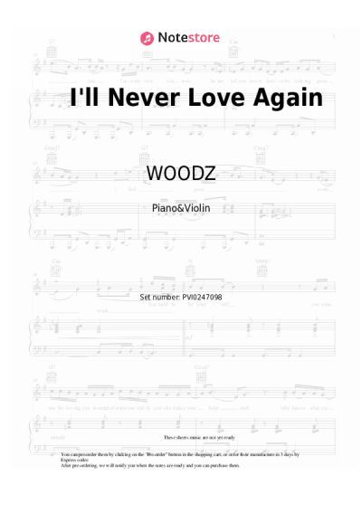 undefined WOODZ - I'll Never Love Again