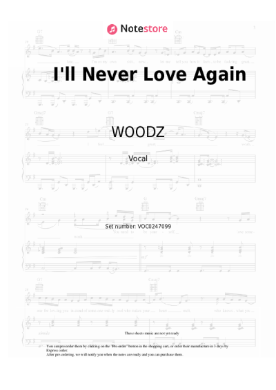 undefined WOODZ - I'll Never Love Again