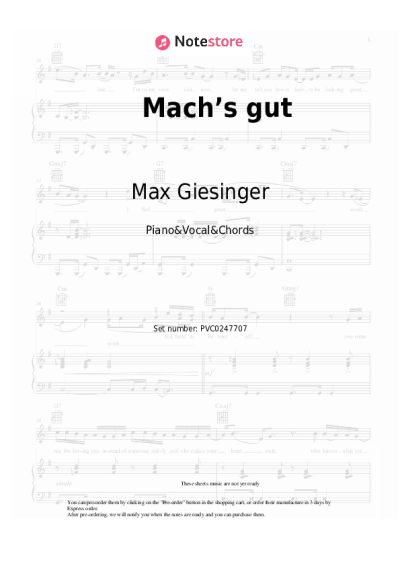 undefined Max Giesinger - Mach’s gut