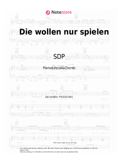 undefined SDP - Die wollen nur spielen