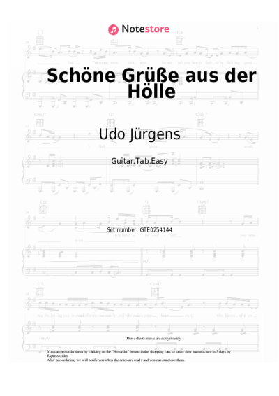 undefined Udo Jürgens - Schöne Grüße aus der Hölle