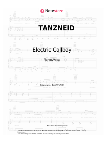 undefined Electric Callboy - TANZNEID