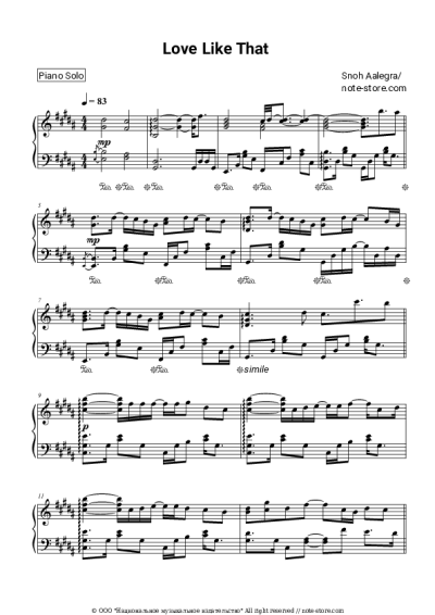 undefined Snoh Aalegra - Love Like That