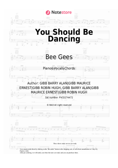 undefined Bee Gees - You Should Be Dancing