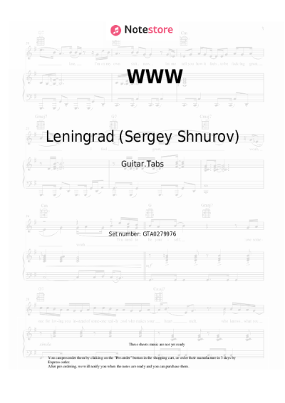 undefined Leningrad (Sergey Shnurov) - WWW